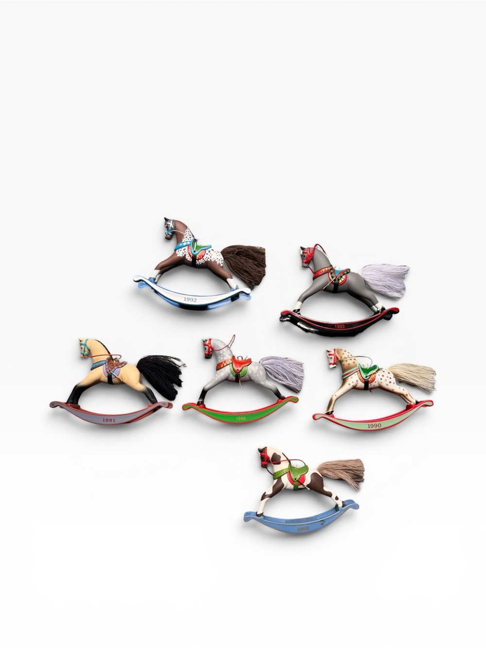 Vintage Hallmark Keepsake Rocking Horse Christmas Ornaments (1985–1993)
